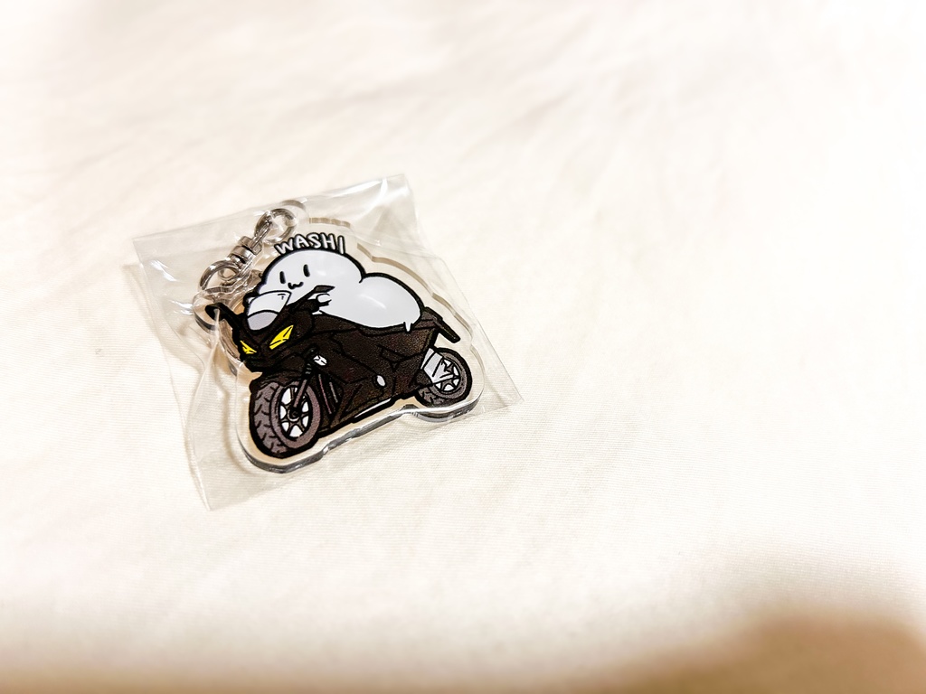 ムシャ尾のアクリルキーホルダー