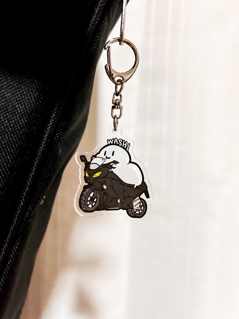 ムシャ尾のアクリルキーホルダー