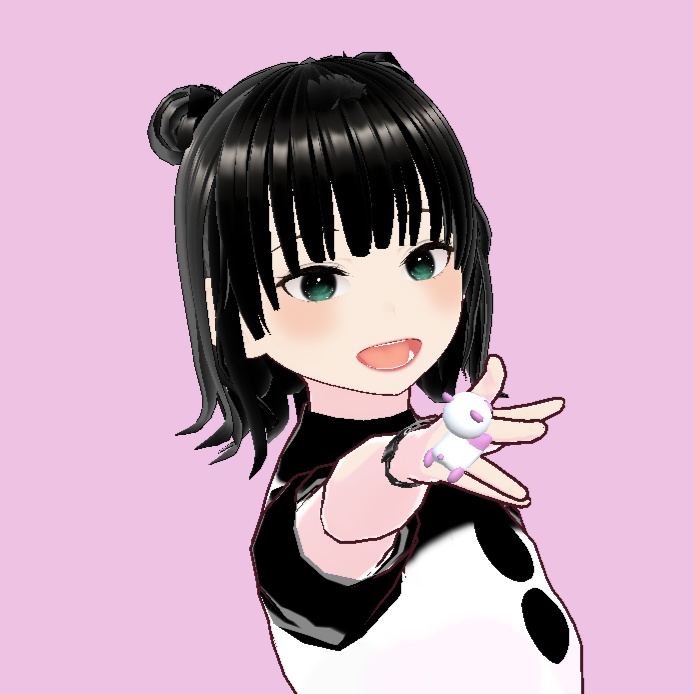 【リング】パンダさんぬいぐるみの指輪【3色セット】