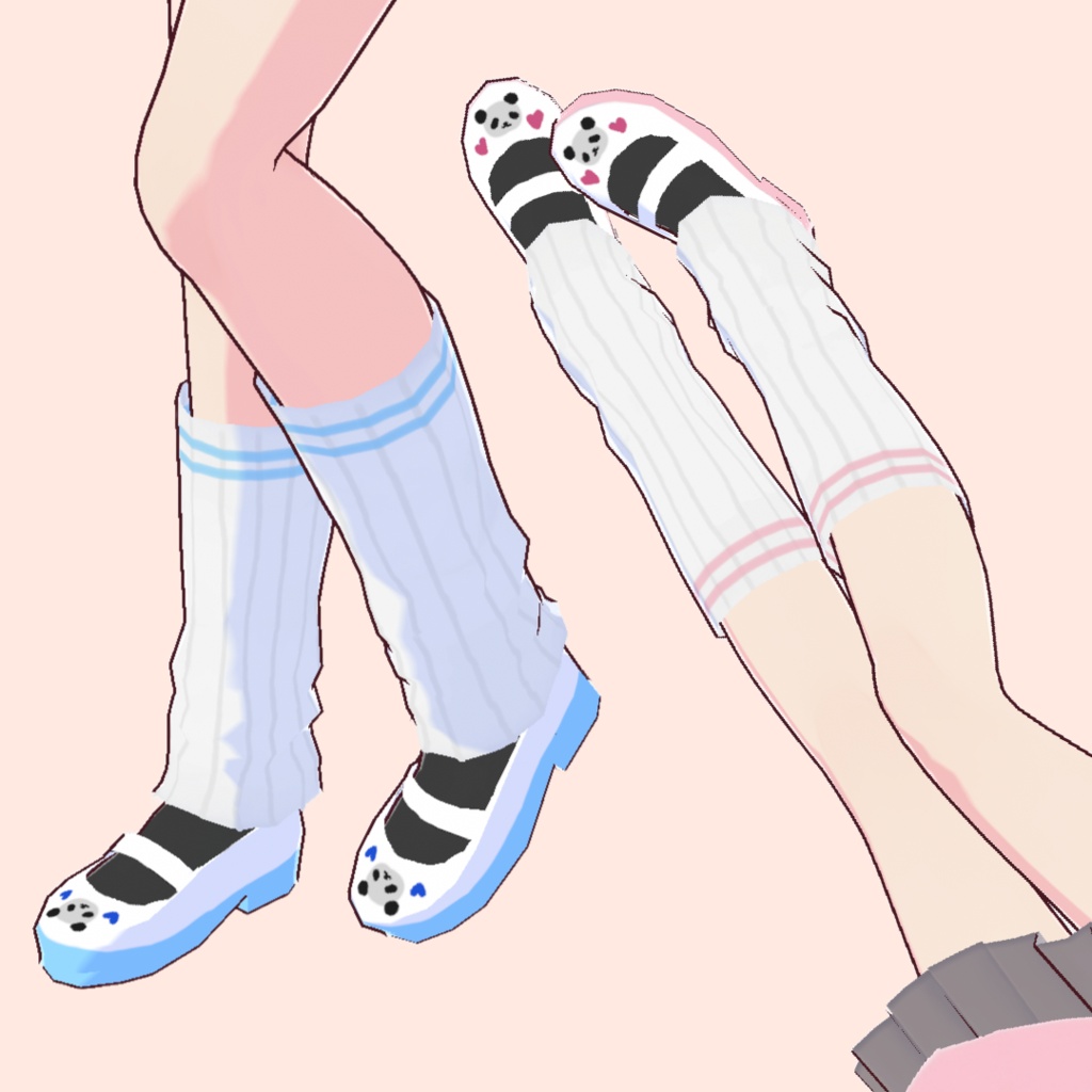 【無料あり】パンダさん幼稚園コーデ🌷【VRoid用衣装】