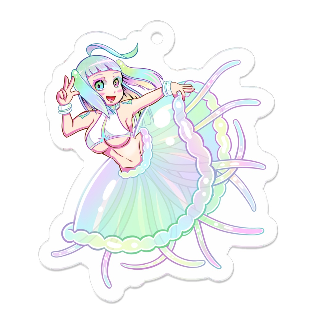 オリジナルアクキー クラゲ娘
