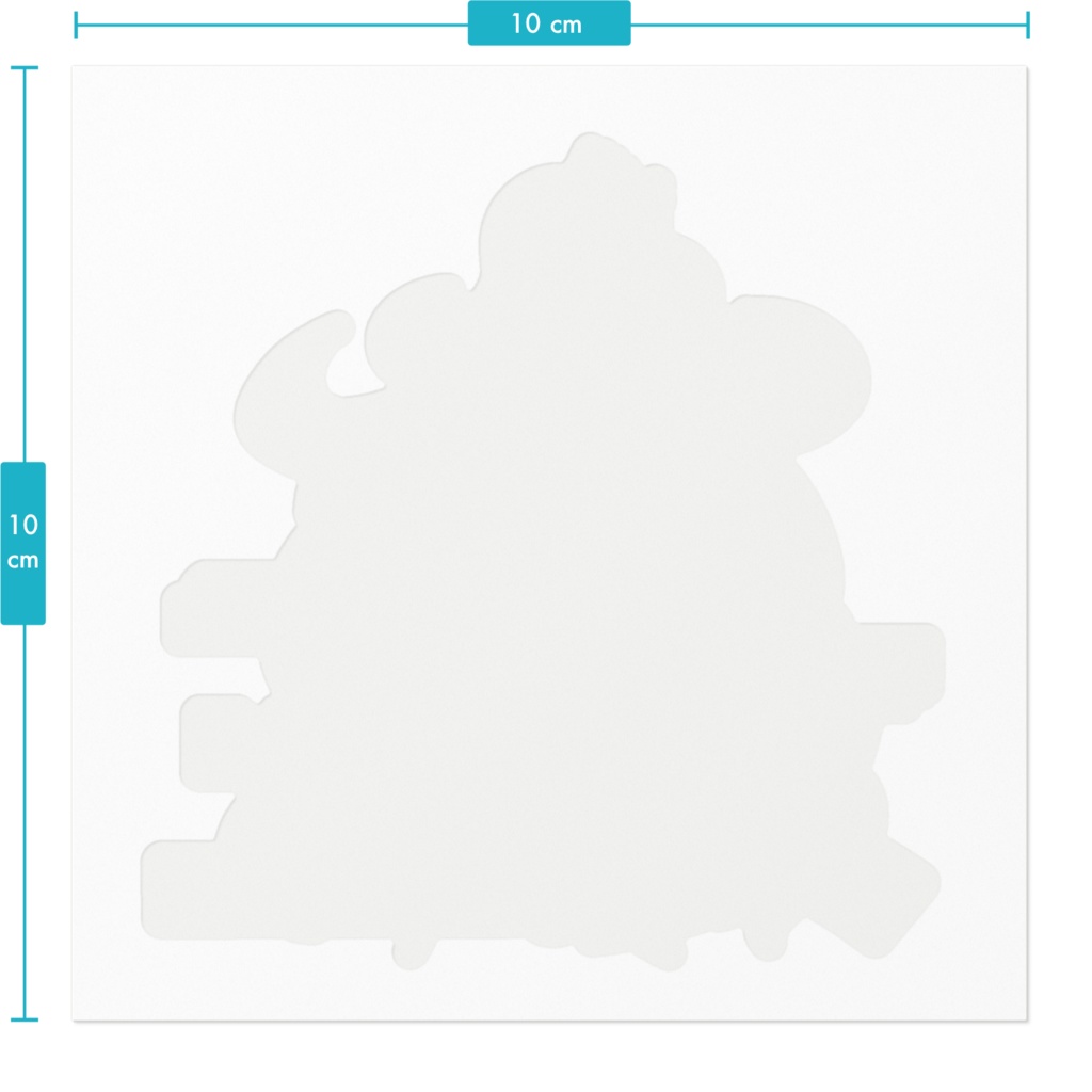 お間抜け王女ステッカー サイズ10cm×10cm