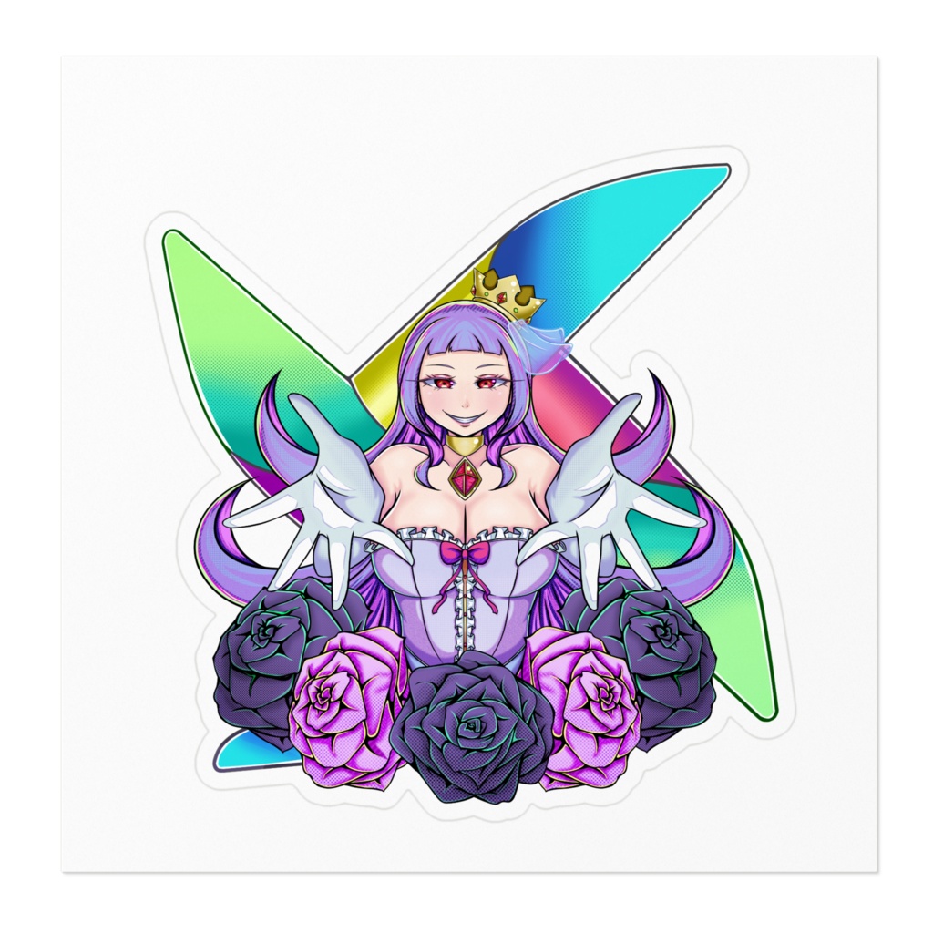 オリジナルステッカー「風の国の王女様」