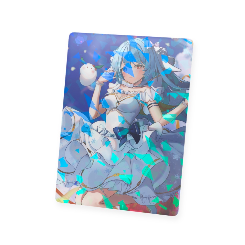 ユピアと3周年記念❄️(プラスチックカード)