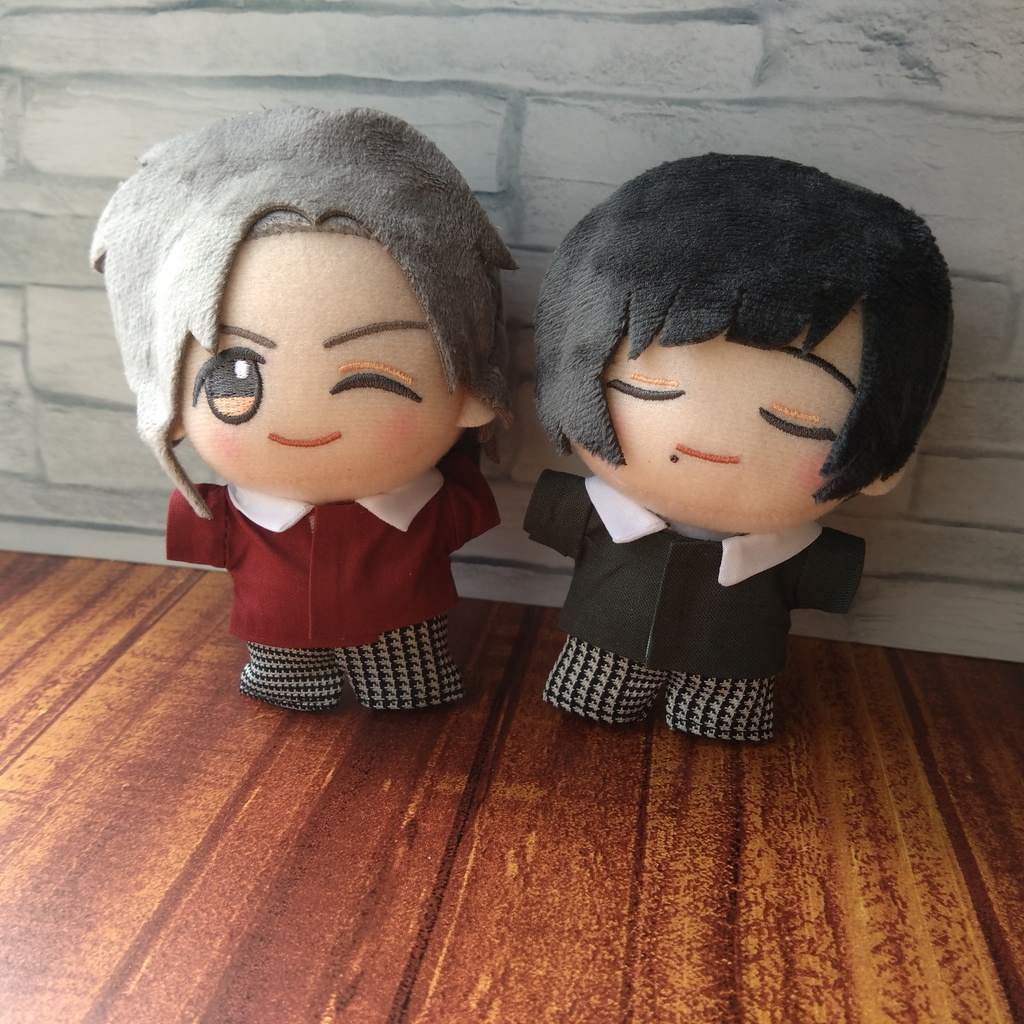 【ぬい服】白襟シャツ