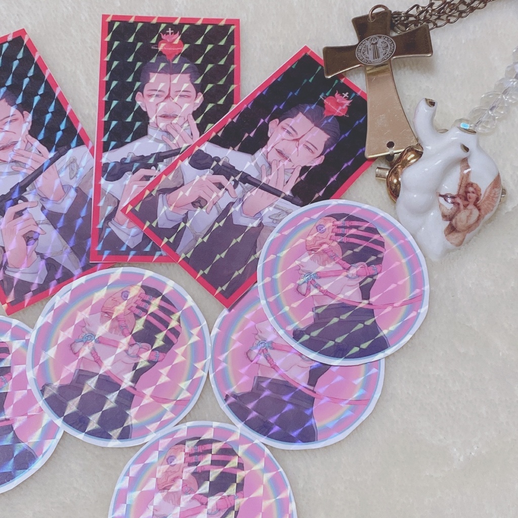 ホログラムステッカー二枚セット