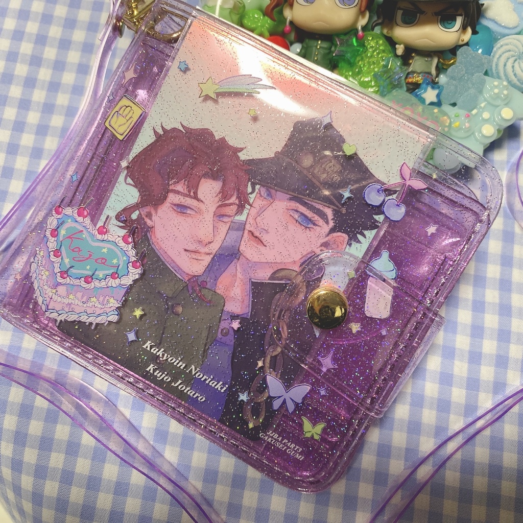 花承クリアラメ財布