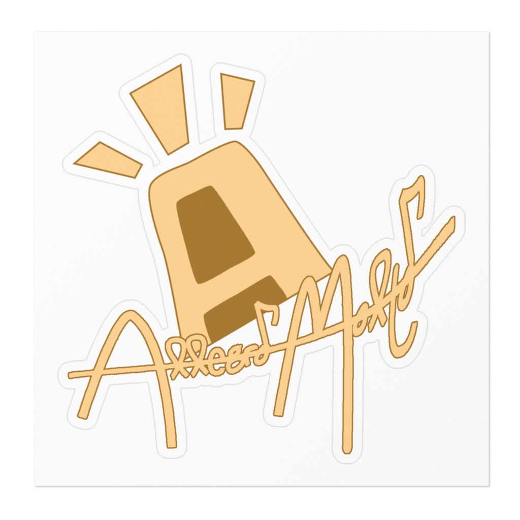 あれぐろもるとロゴステッカー