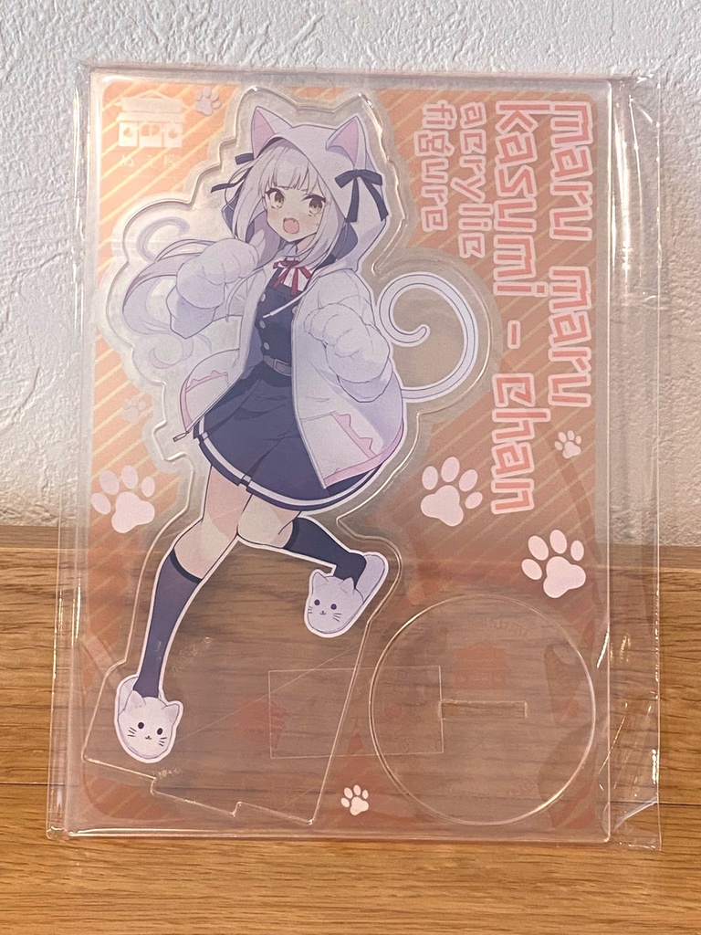 猫パーカー霞ちゃんアクリルフィギュア