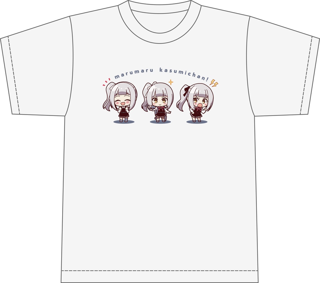 霞ちゃん三種盛りTシャツ