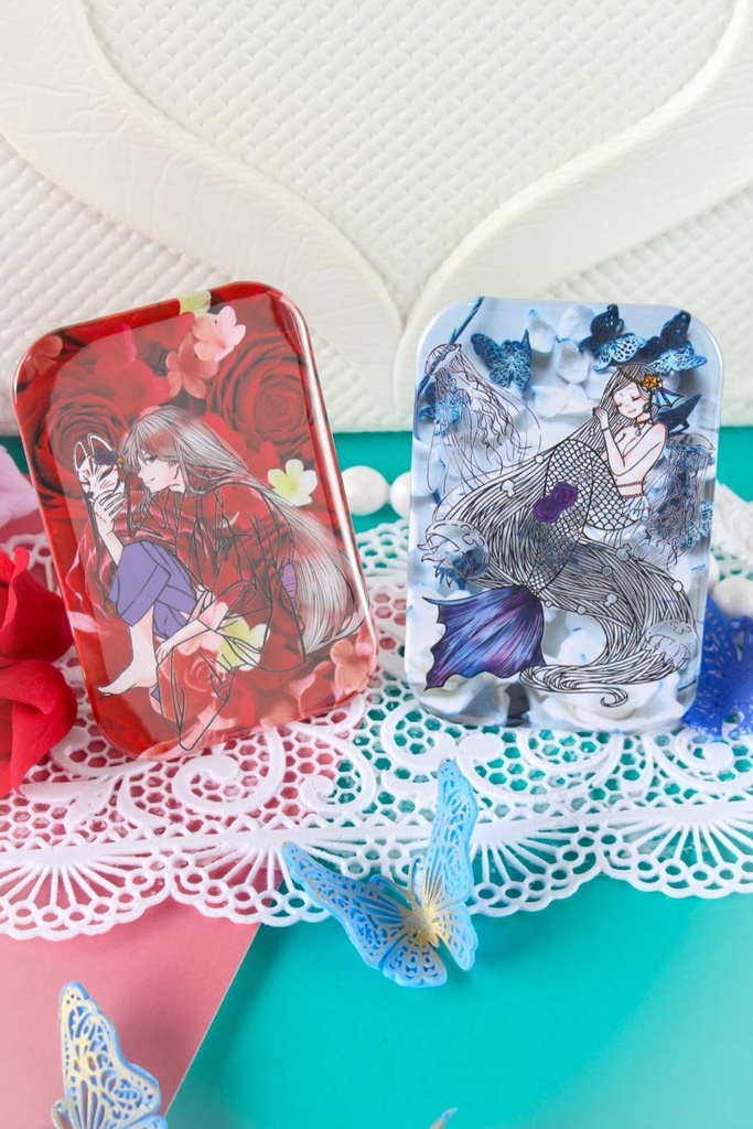こばさんとコラボ　缶バッジ