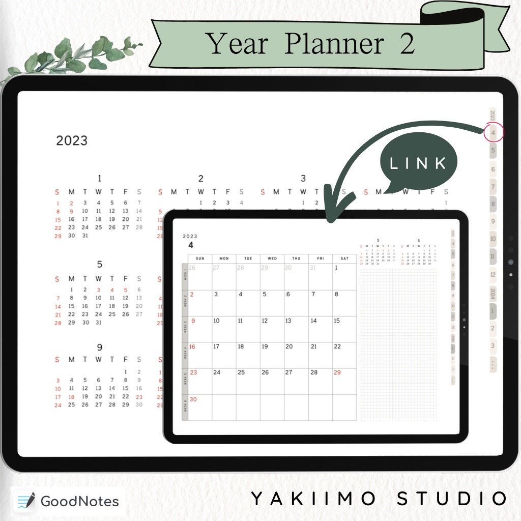 <お値下げ>デジタルプランナー 2023年4月始まり(バーチカル)