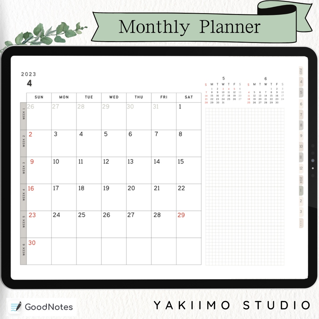 <お値下げ>デジタルプランナー 2023年4月始まり(バーチカル)