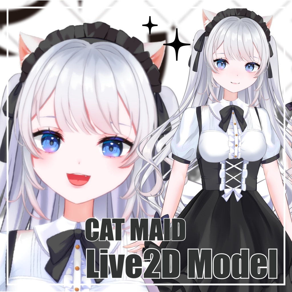 【限定１点】猫×メイドの女の子【VTS/nizima対応】