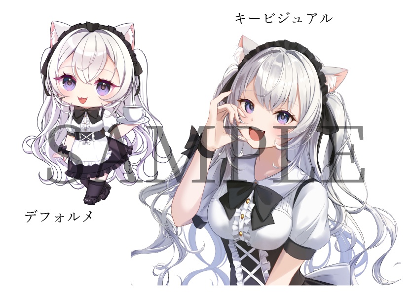 【限定1点】猫×メイドの女の子【VTS/nizima対応】