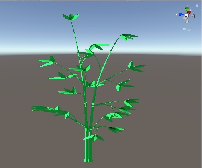 笹 (七夕用短冊) 3Dモデル