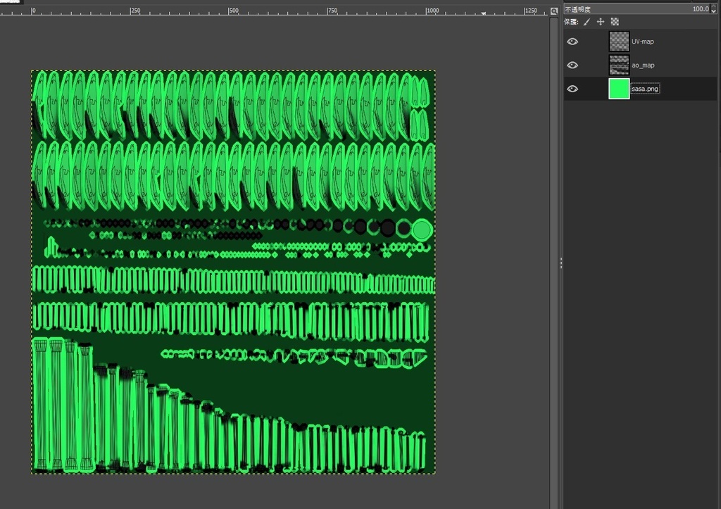 笹 (七夕用短冊) 3Dモデル