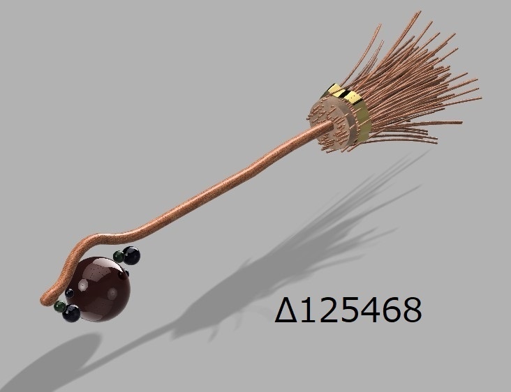 【無料あり】杖っぽい箒 オリジナル3Dモデル【VRChat想定】