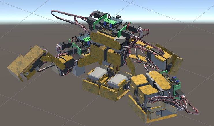 3D Model 3段変形のロボットをつくってみた【VRChat想定】