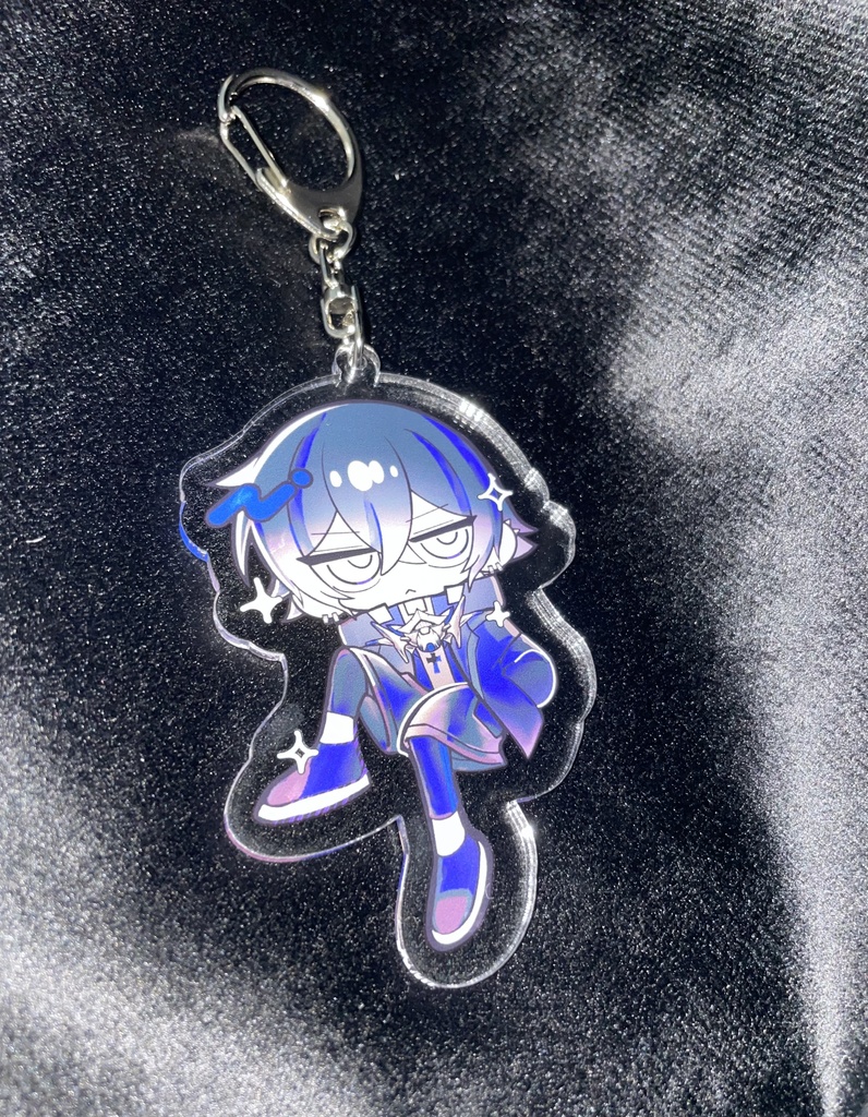 カラス アクリルキーホルダー