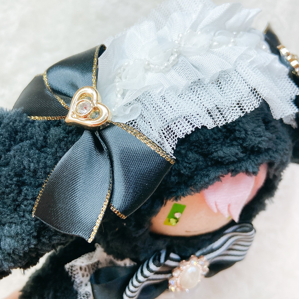 おめかしうさちゃん ロップイヤー Black🖤