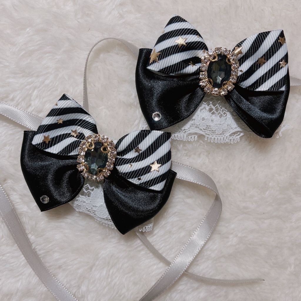 おめかしこねこちゃん🐱Blackリボン🎀