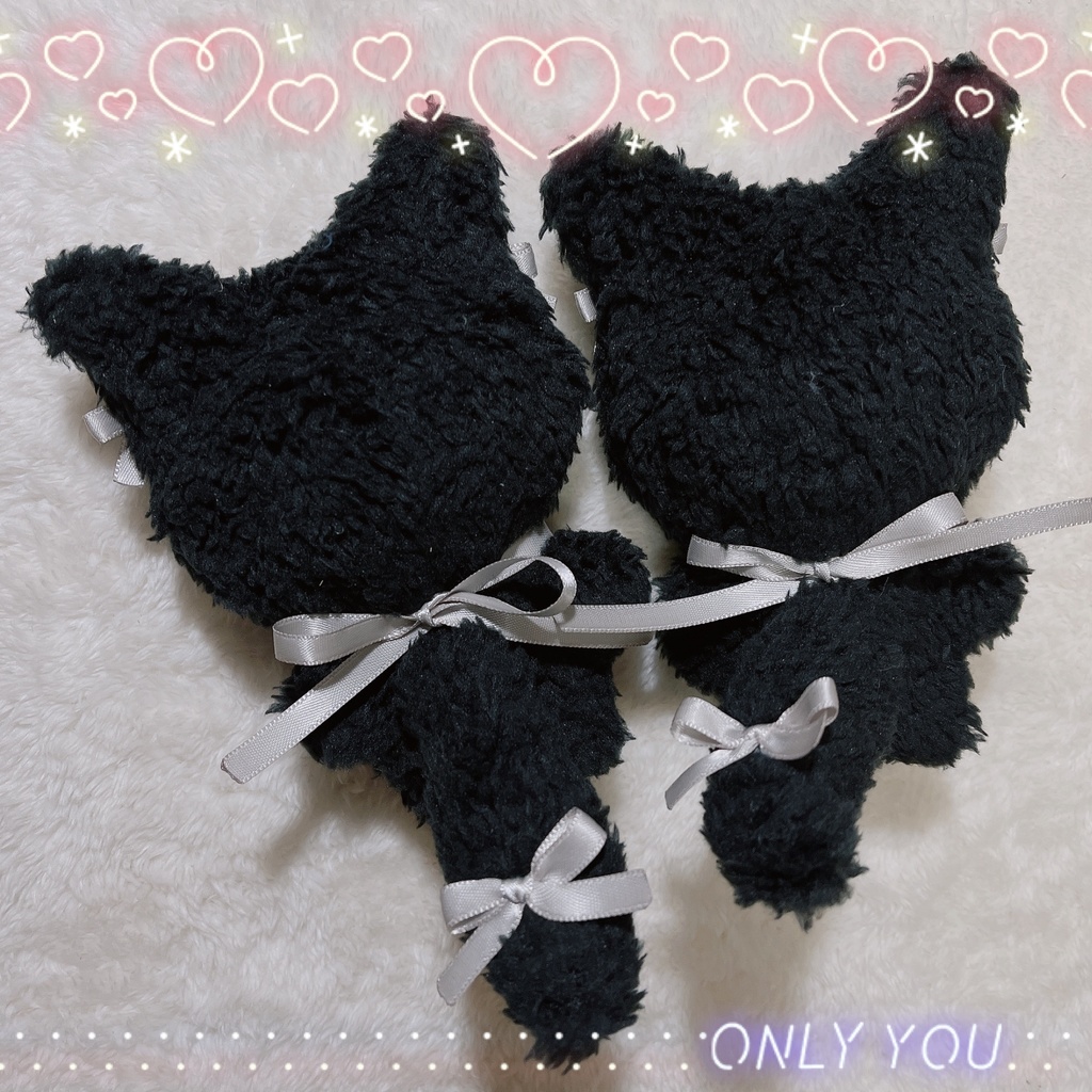 おめかしこねこちゃん🐱Blackリボン🎀