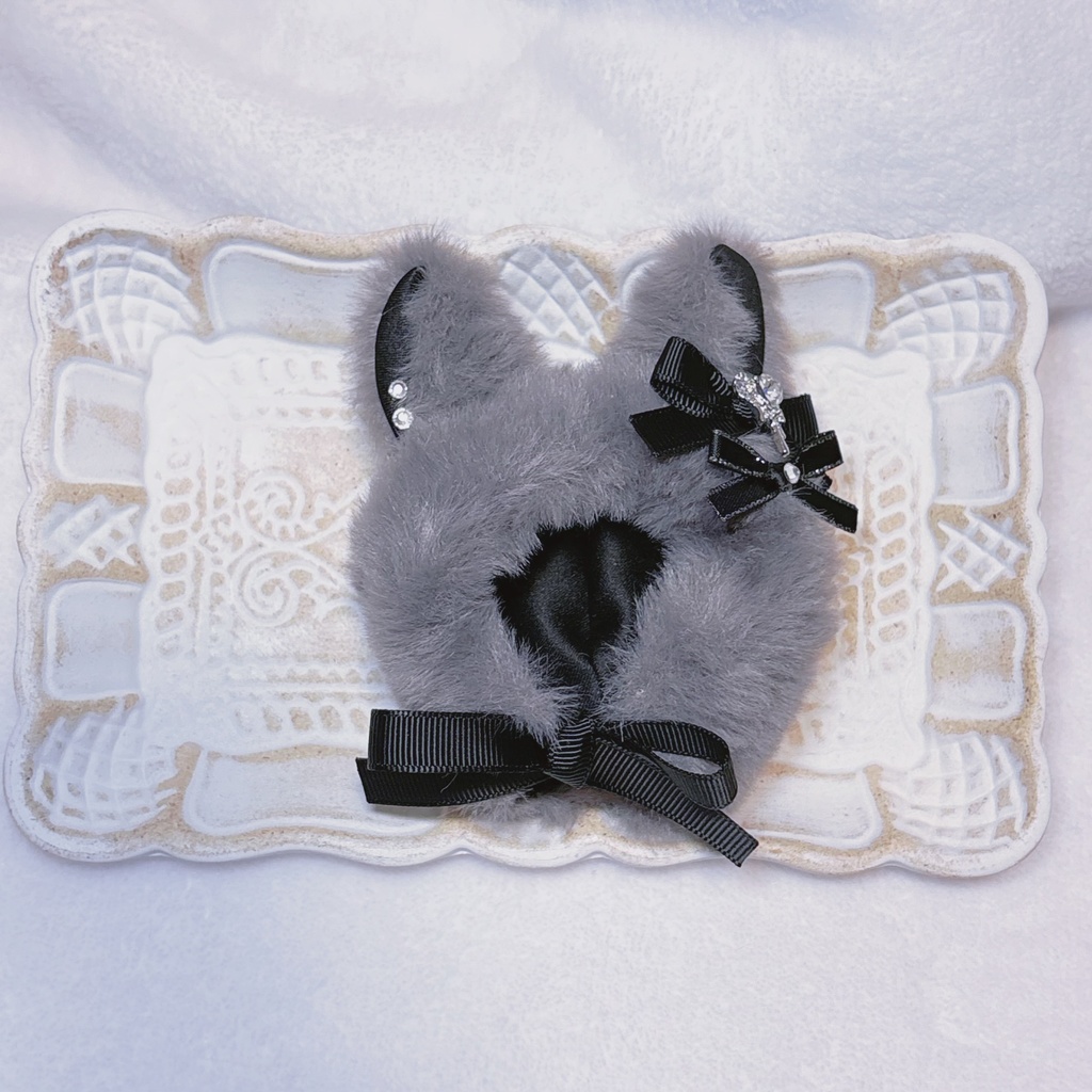 ねこみみずきん Gray 