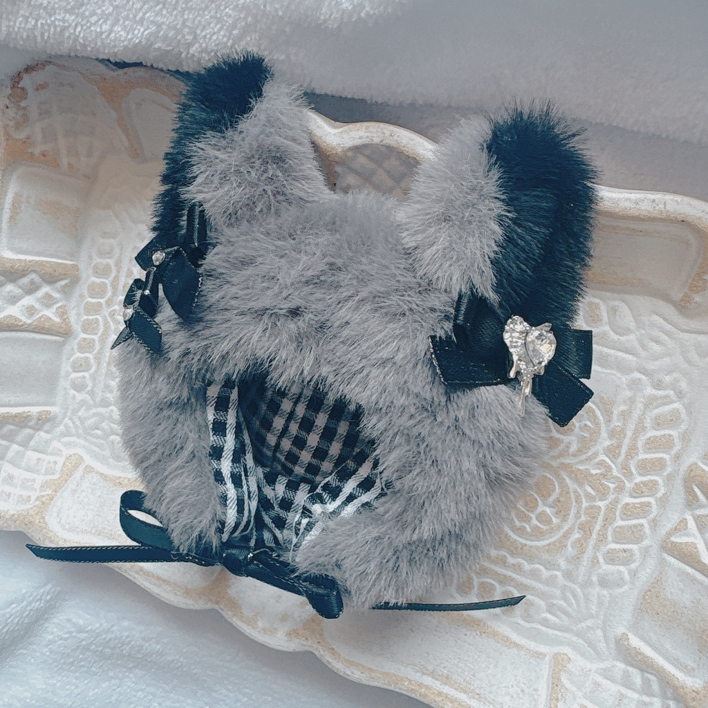 ねこずきん ダークグレー