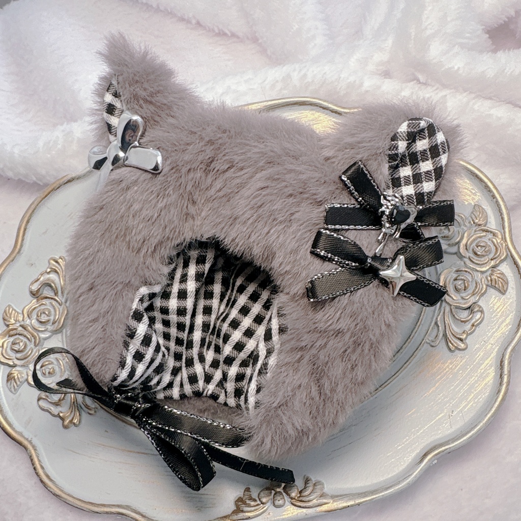 ねこずきん ダークグレー🖤✨