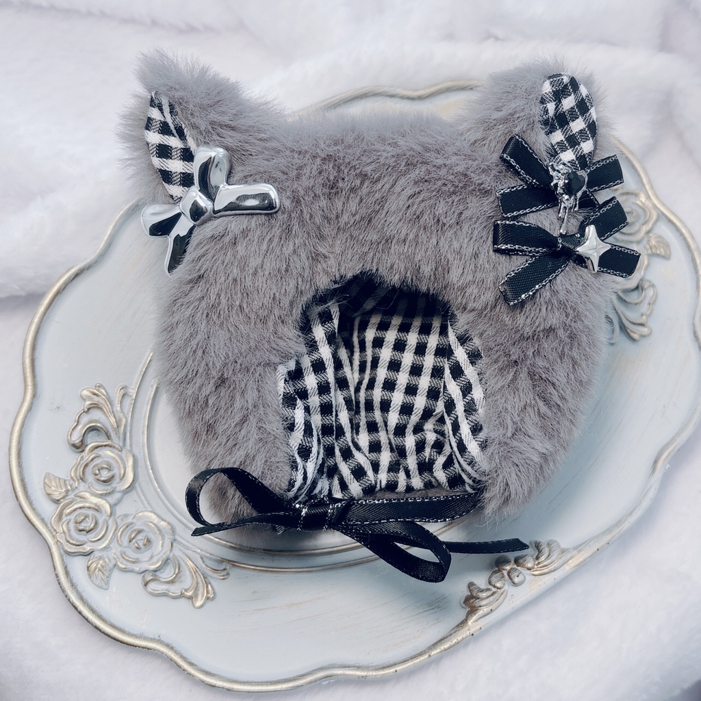 ねこずきん ダークグレー🖤✨