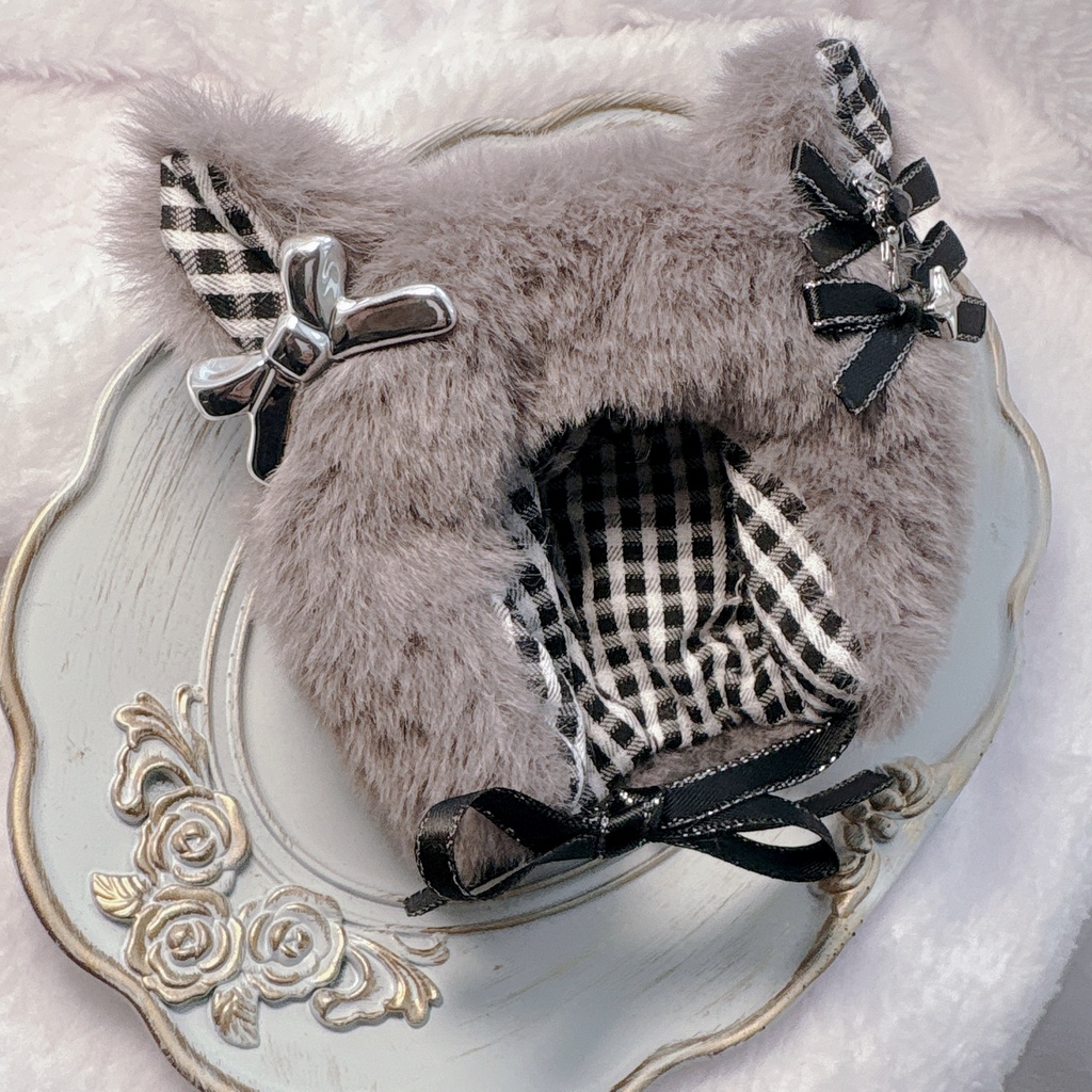 ねこずきん ダークグレー🖤✨