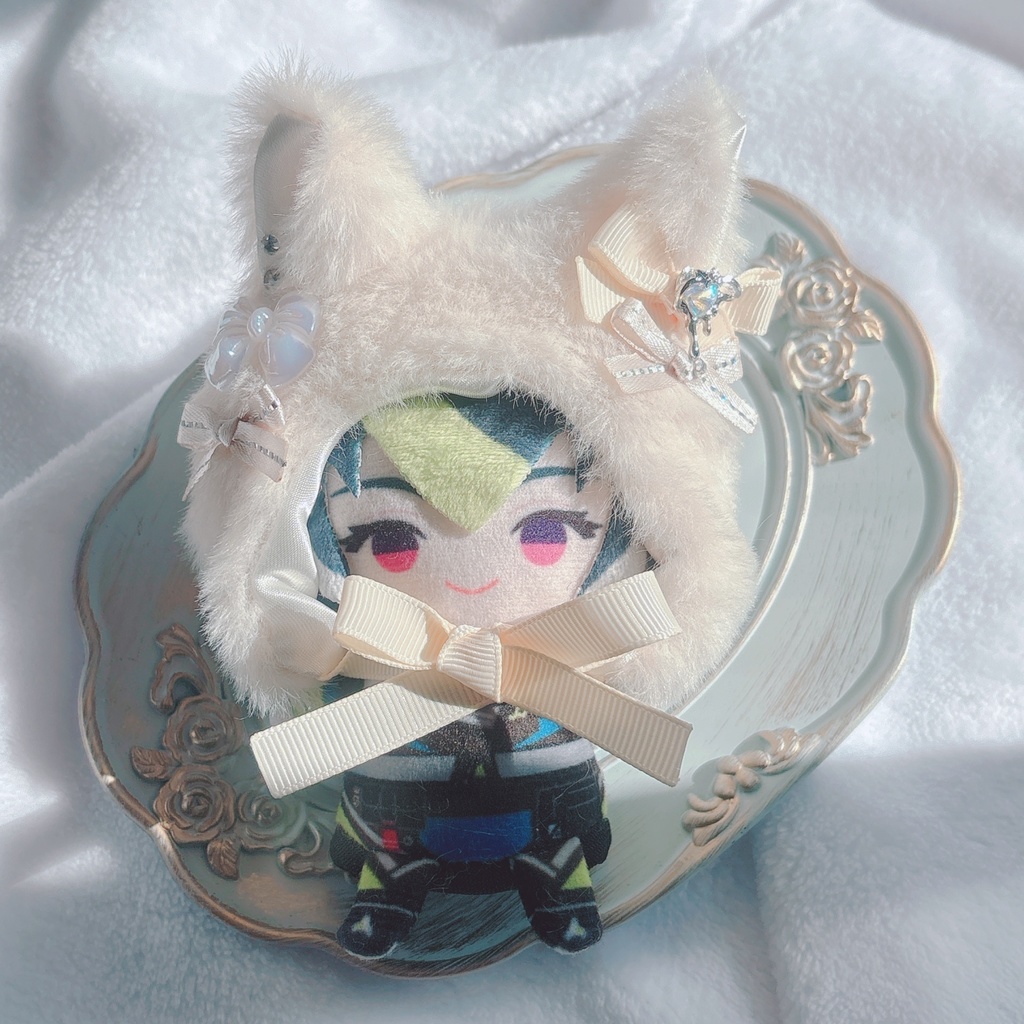 ねこずきん White powder 🤍✨