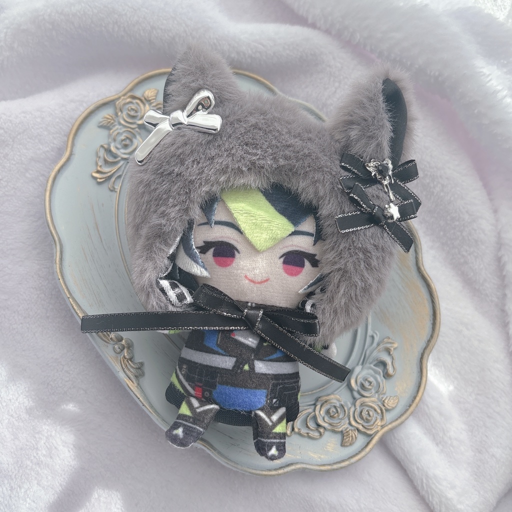 ねこずきん ダークグレー