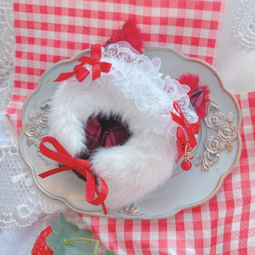 ねこずきん whip cherry🍒´-