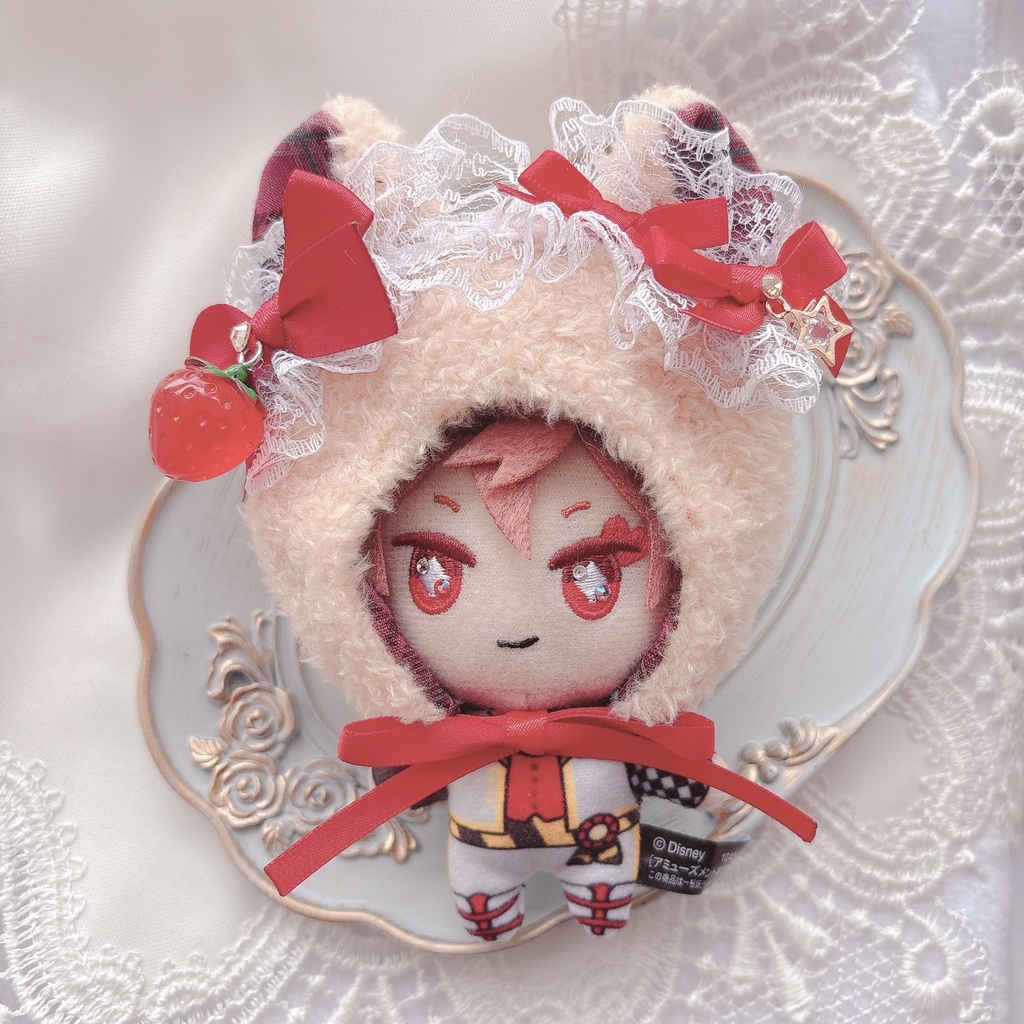 strawberry custard bare🧸🍓