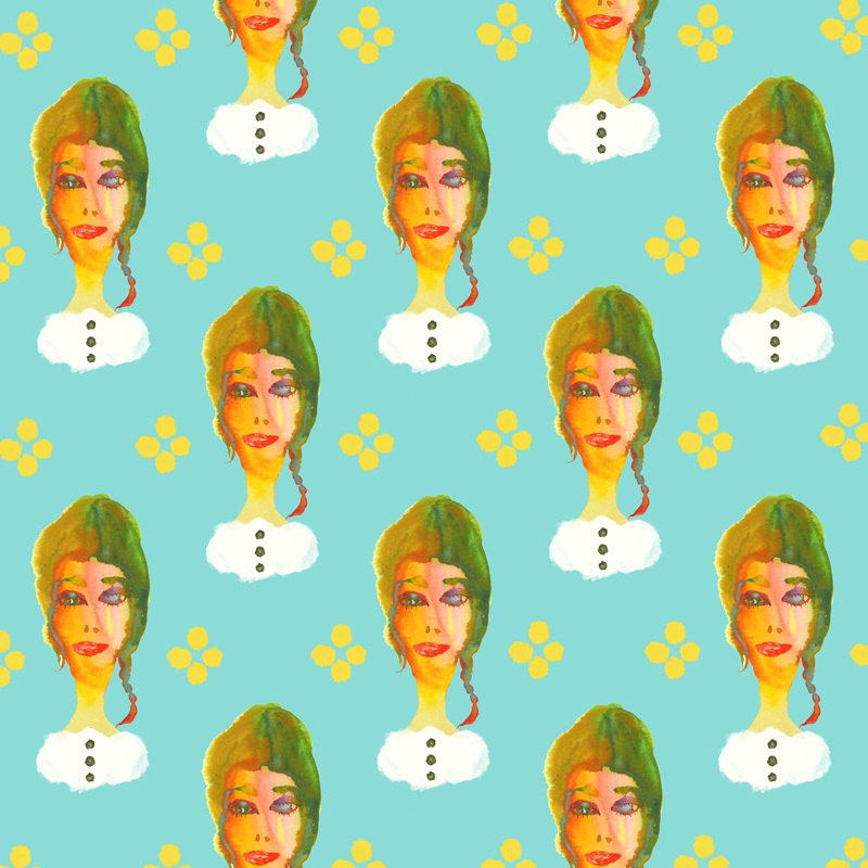 三つ編みの女の子