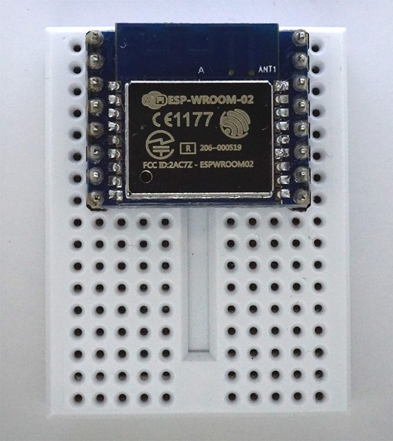 ESP-WROOM-02 ピッチ変換基板 コンパクト