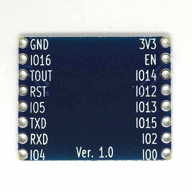 ESP-WROOM-02 ピッチ変換基板 コンパクト