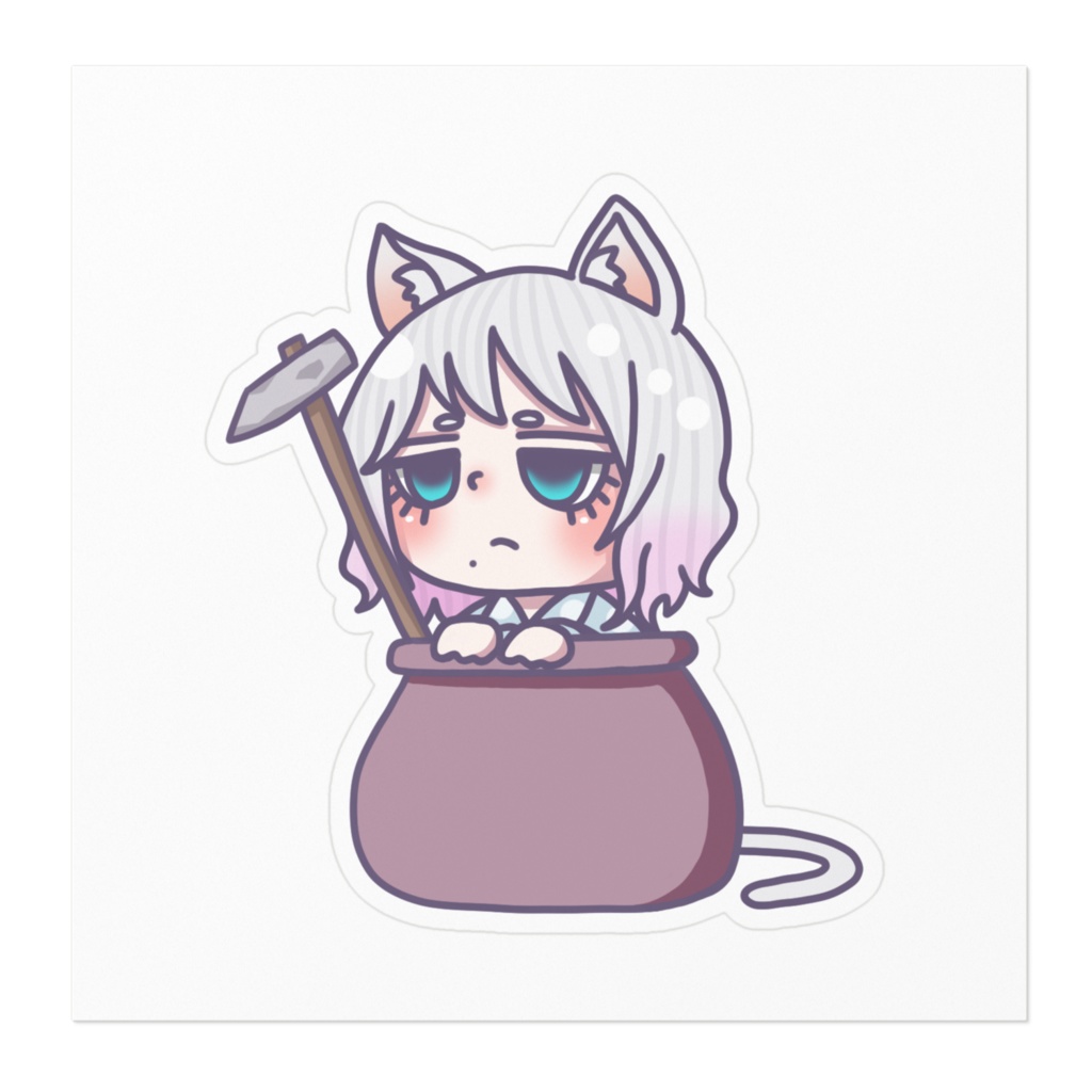 つぼねこステッカー