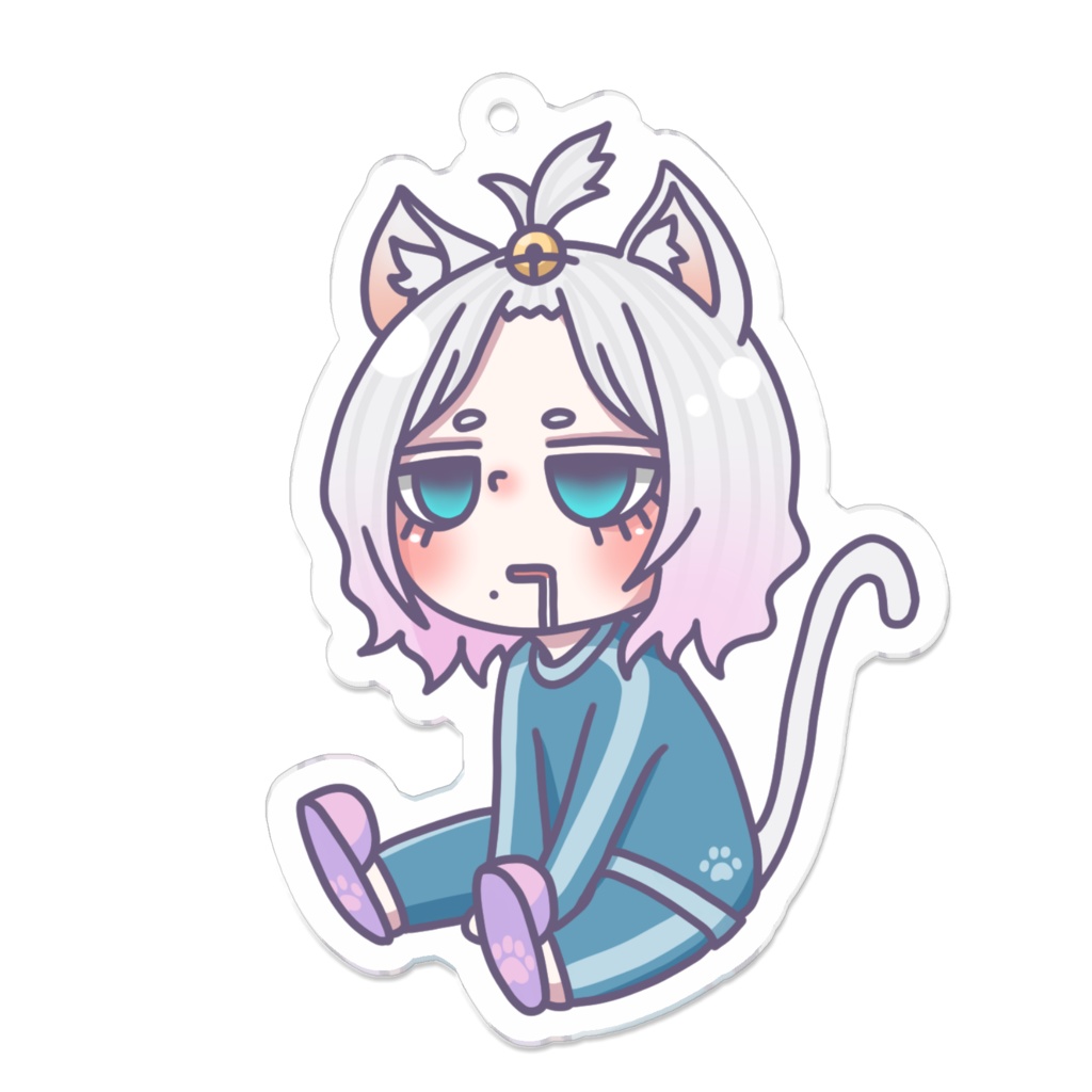 ねむねこキーホルダー