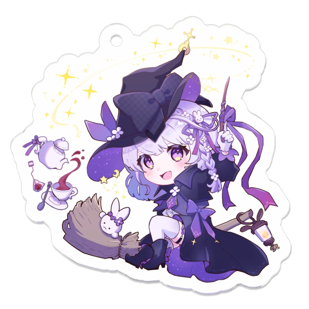 【アクリルキーホルダー】魔女っ子【ハロウィン】