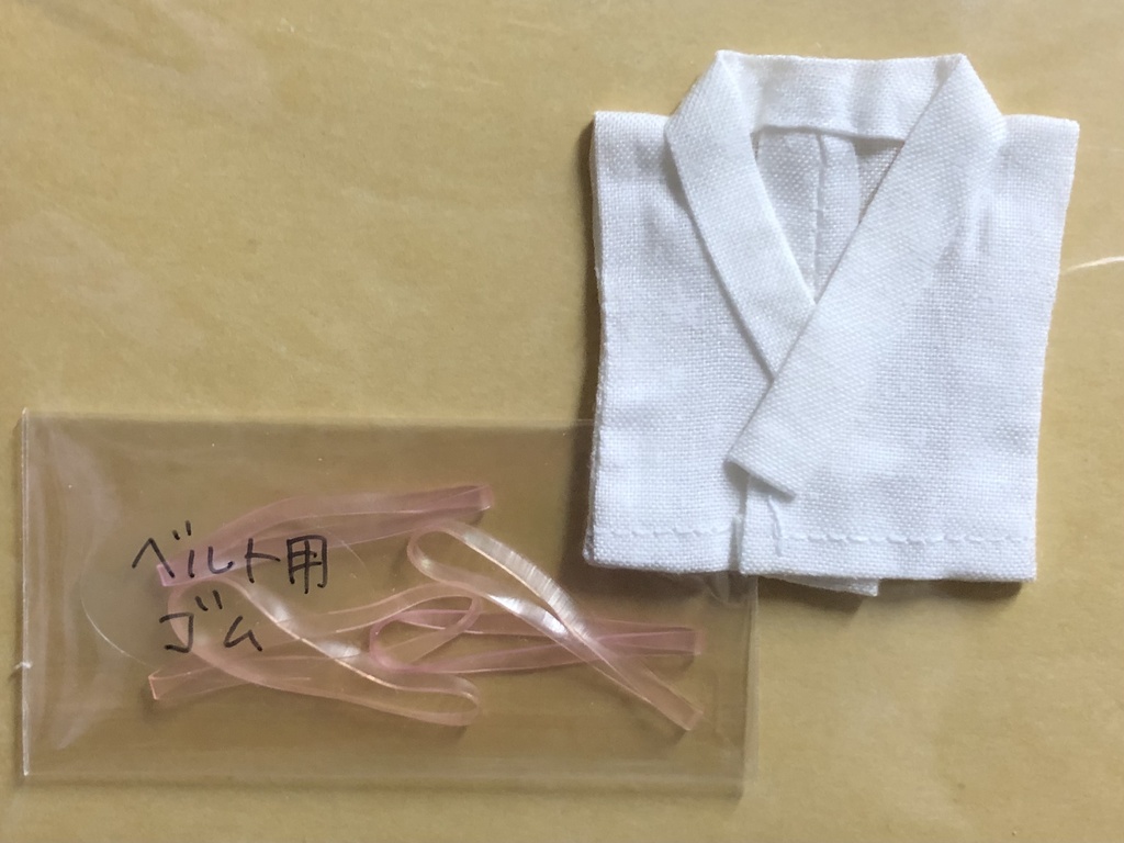 半襦袢風・襟付き和装インナー［ねんどろいどどーる(通常/身長調整)対応サイズ］