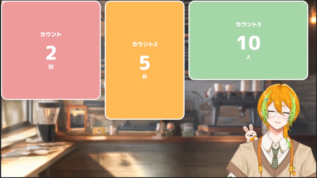 高評価・リアクション等ポイント計算&自動回転ルーレット+シンプルなカウンター【わんコメテンプレート】