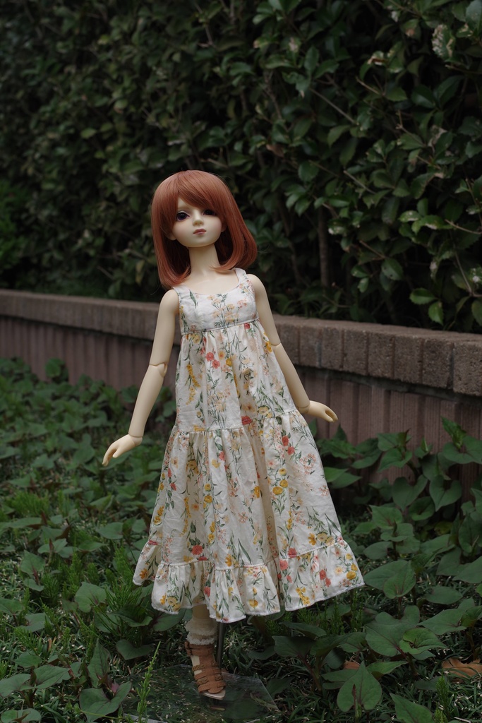 【SD.SDgr.60cm】花畑の姉妹ワンピース