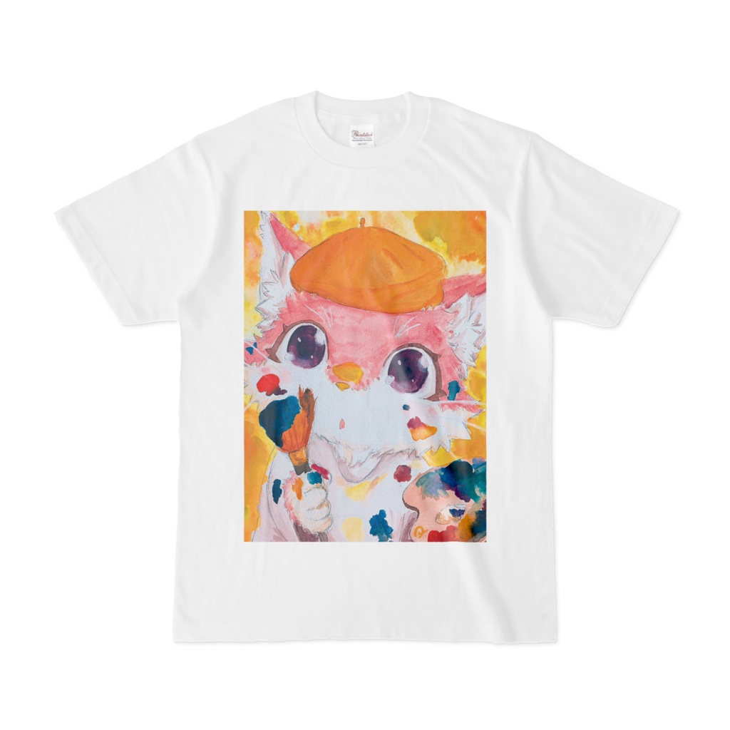 Ｔシャツ　宝石猫　what to draw