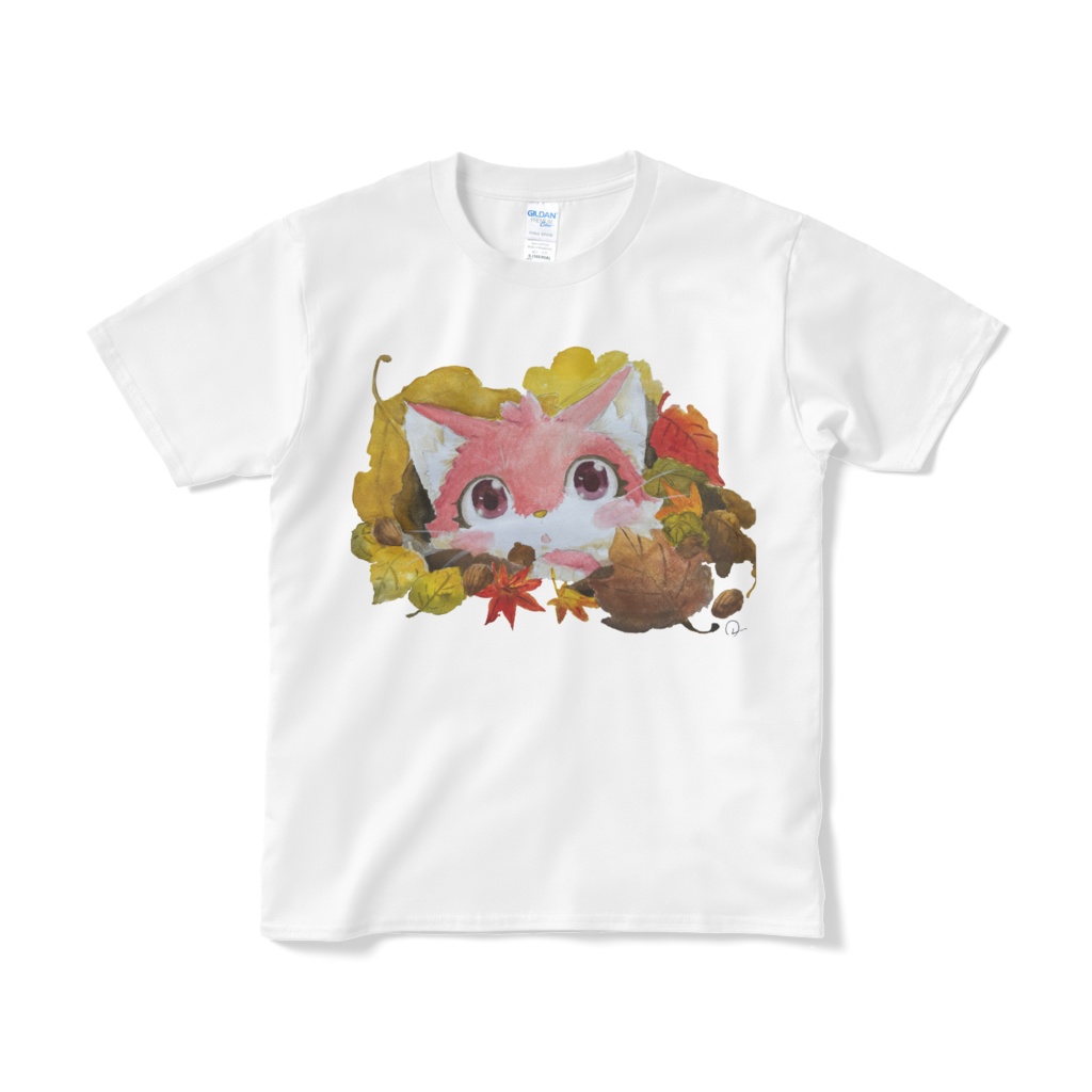 Ｔシャツ(短納期)　宝石猫　かくれんぼ