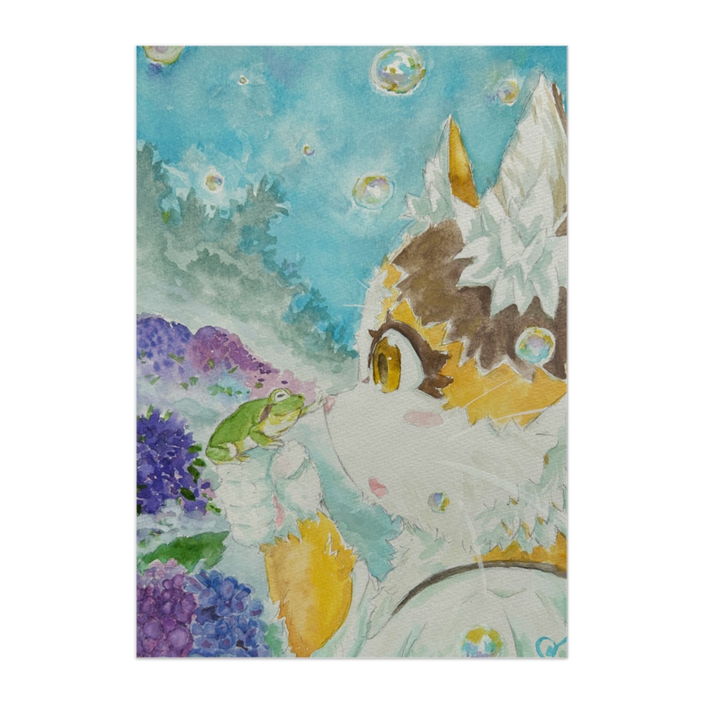 パネル 宝石猫 虫の声