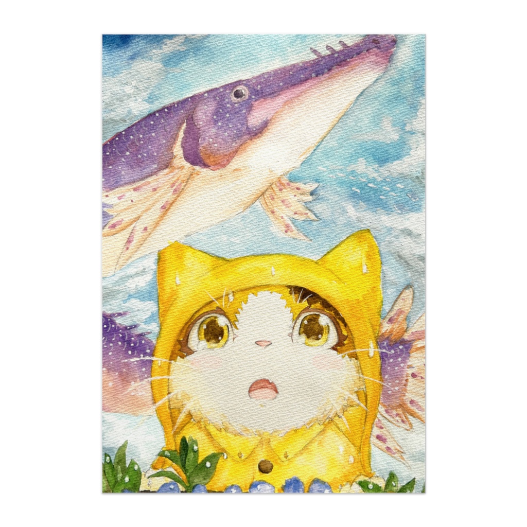 ポスター 宝石猫 アマハラスカム
