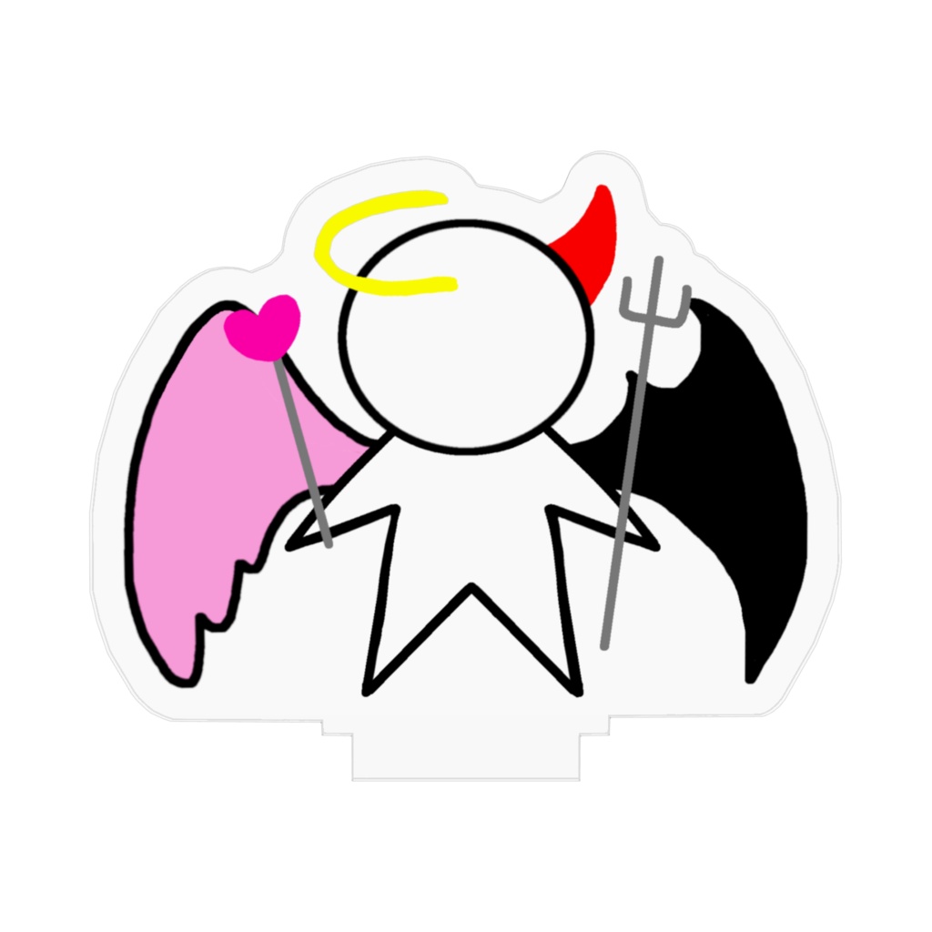 ゆなぽろいどアクリルフィギュア【堕天使ちゃん】